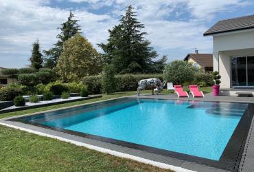 Création piscine Bron